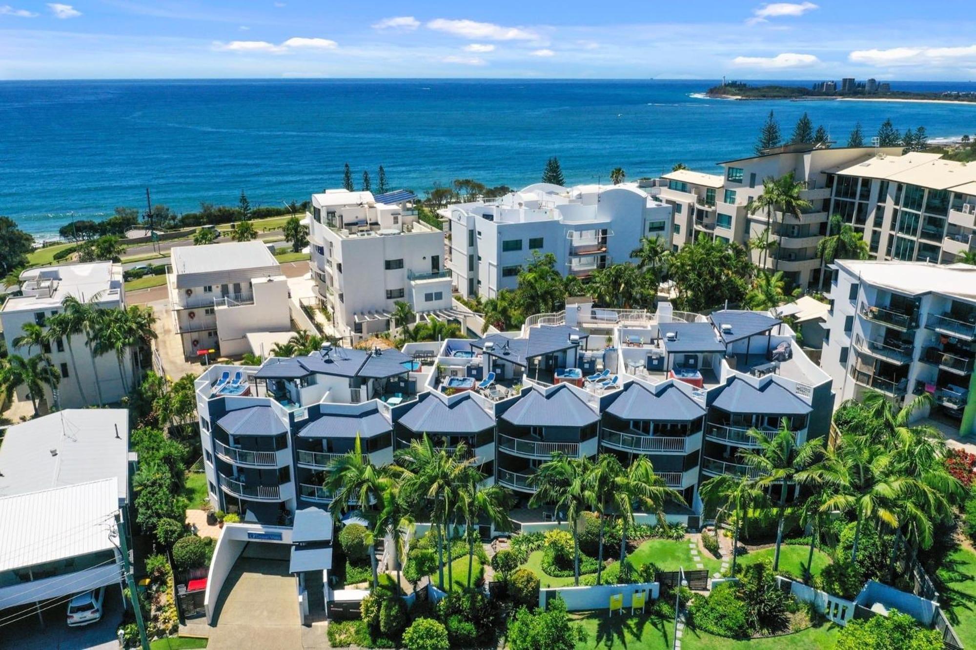 Ocean Vista On Alex Apart otel Alexandra Headland Dış mekan fotoğraf